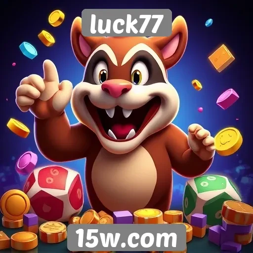Variedade de jogos disponíveis no luck77